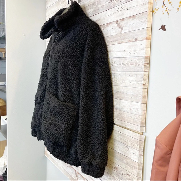 IAMGIA Exclusive Pixie Teddy Oversized Sherpa Jacket Fluffy Coat - Picture 5 of 9